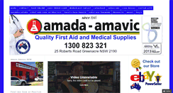 Desktop Screenshot of amada-amavic.com